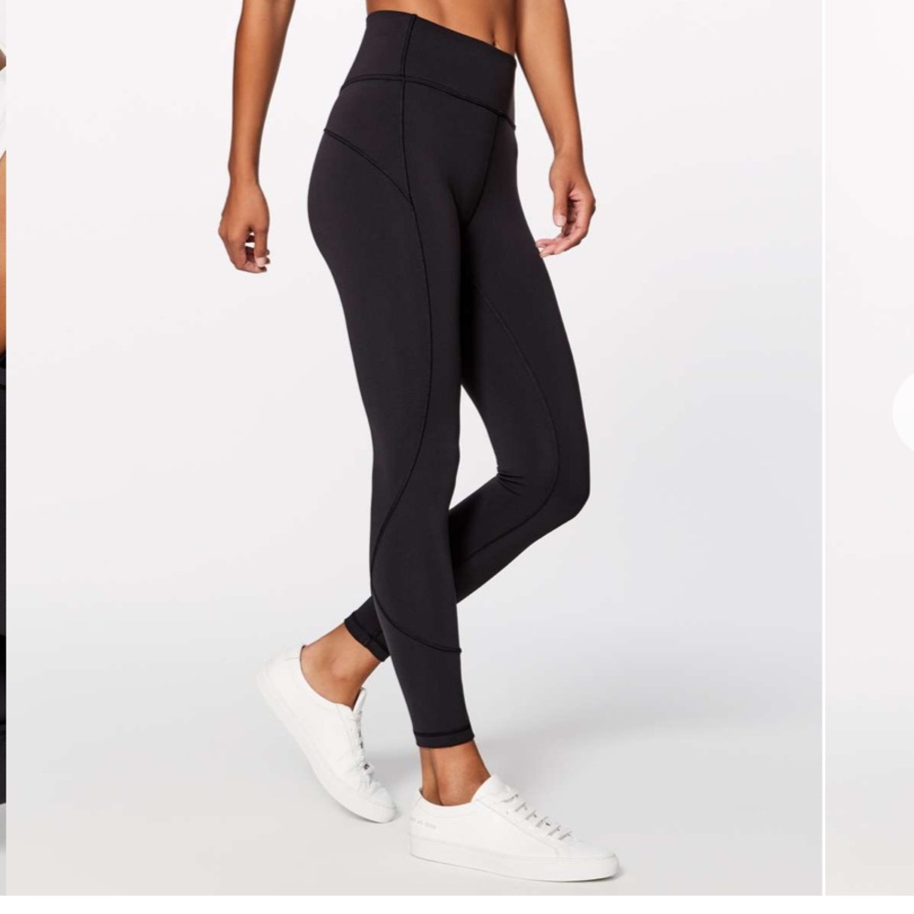 Lululemon In Movement 7/8 Tight *Everlux 25 black size 6